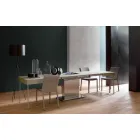 Modernt omvandlingsbart soffbord med Mortel Effect Top tillverkat i Italien - Salomon Viadurini