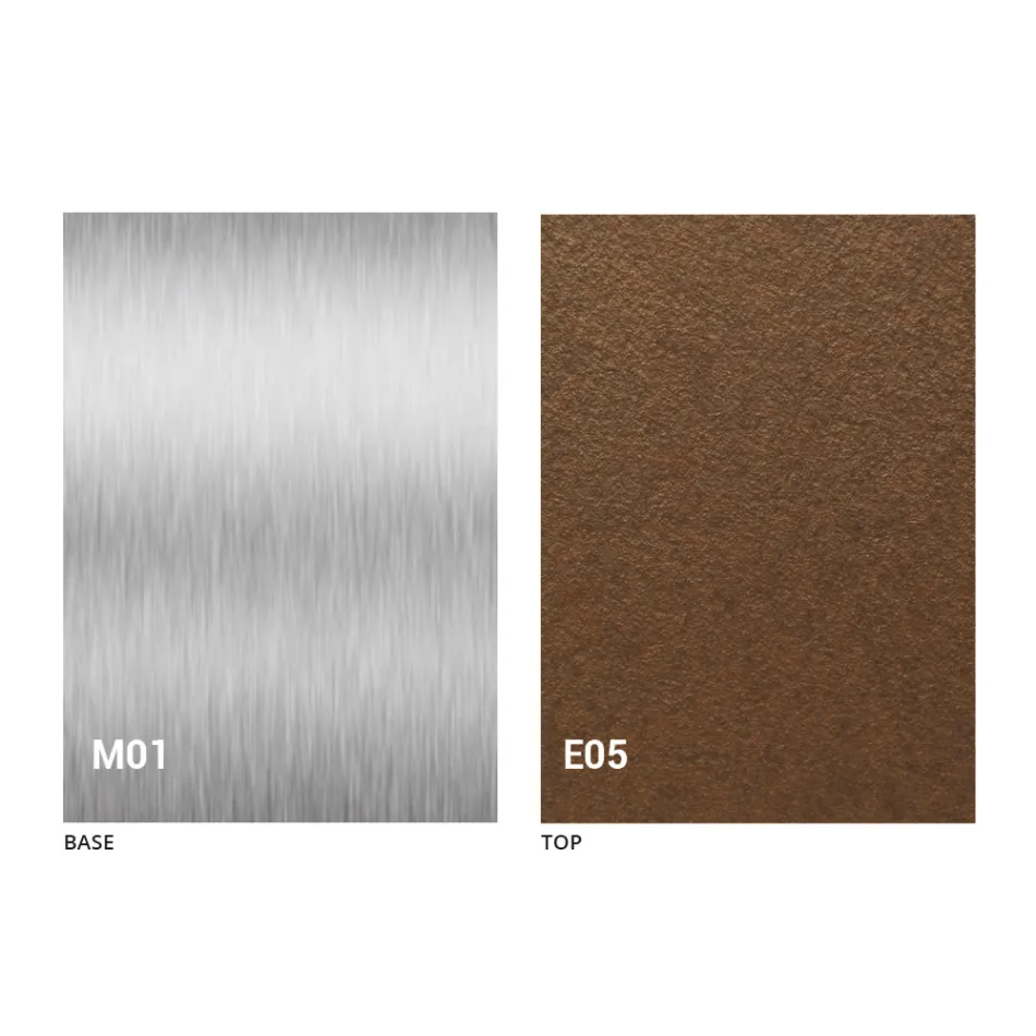 Modernt omvandlingsbart soffbord, morteleffekt Top Made in Italy - Salomon Viadurini