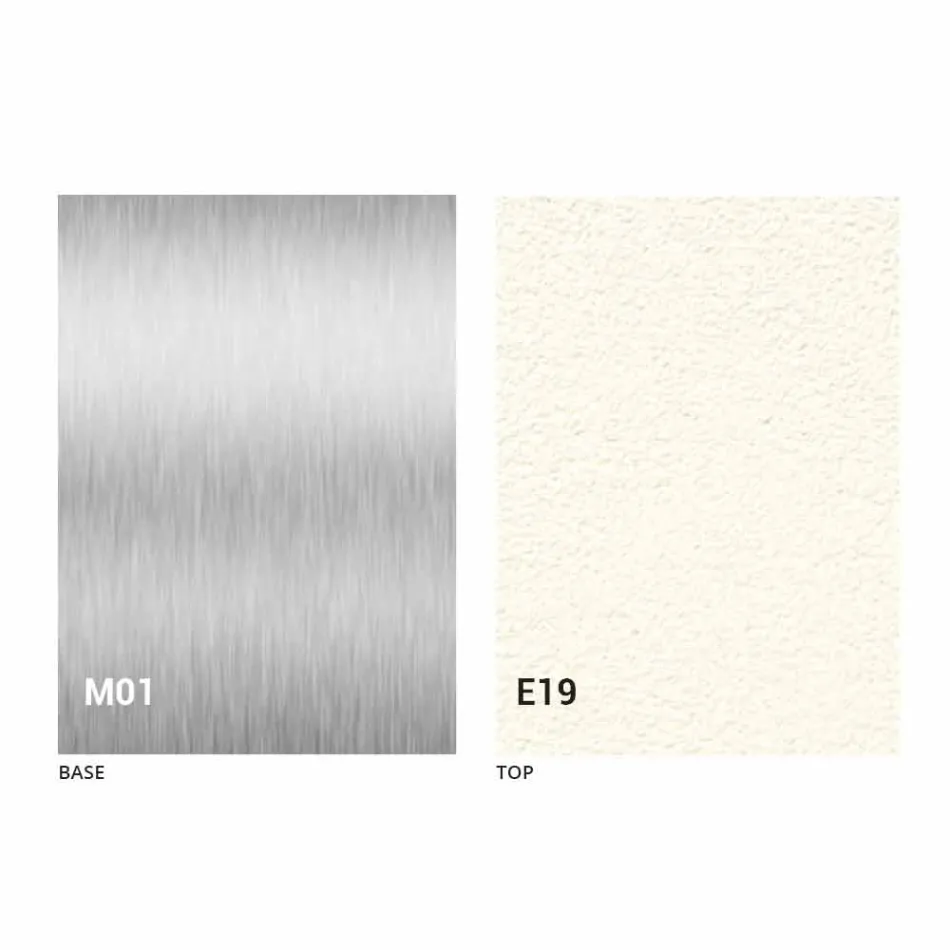 Modernt omvandlingsbart soffbord med Mortel Effect Top tillverkat i Italien - Salomon Viadurini