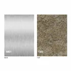 Modernt omvandlingsbart soffbord med Mortel Effect Top tillverkat i Italien - Salomon Viadurini