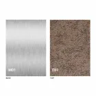 Modernt omvandlingsbart soffbord med Mortel Effect Top tillverkat i Italien - Salomon Viadurini