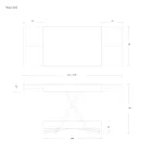 Modernt transformerbart soffbord i metall och trä Tillverkat i Italien - Universum Viadurini