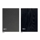 Modernt transformerbart soffbord i grafitmetall och träplatta - Sistocle Viadurini