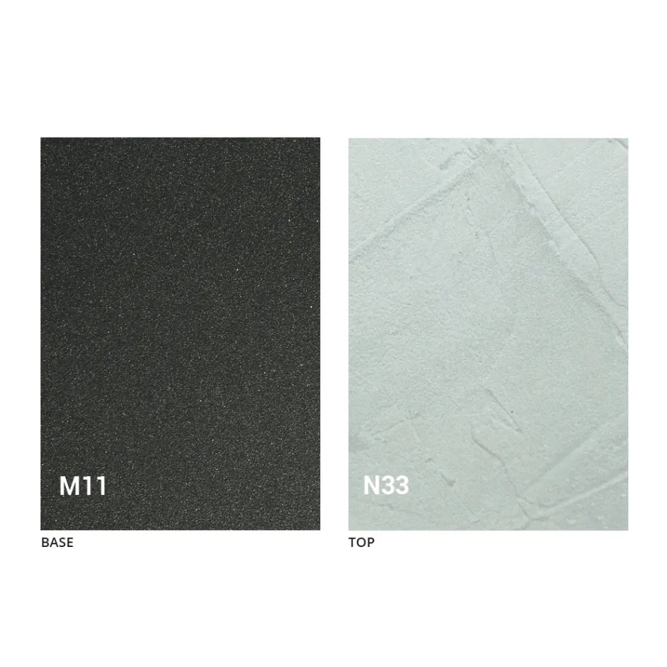 Modernt transformerbart soffbord i grafitmetall och träplatta - Sistocle Viadurini