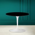 Tulip Eero Saarinen H 41 Soffbord i Ceramic Black Absolute Made in Italy - Scarlet