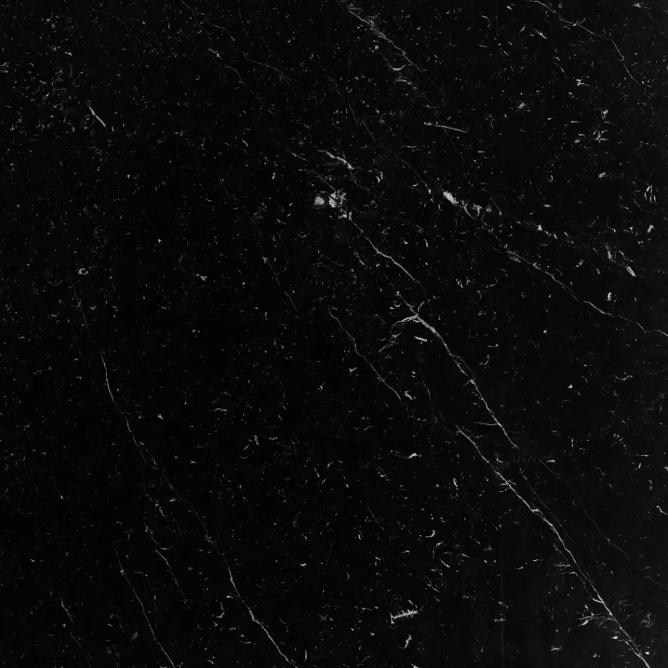 Tulpan Soffbord Eero Saarinen H 52 med Black Marquinia Marble Top Made in Italy - Scarlet Viadurini