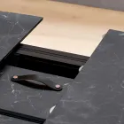 Utdragbart fatbord till 170 cm i stratifierad HPL - Convivio Viadurini