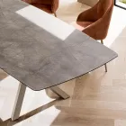 Utdragbart fatbord till 240 eller 280 cm i stratifierad HPL - Dialogo Viadurini