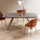 Utdragbart fatbord till 240 eller 280 cm i stratifierad HPL - Dialogo Viadurini