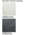 Modernt fatbord i keramik och roséguldstål Tillverkat i Italien – Settimmio Viadurini