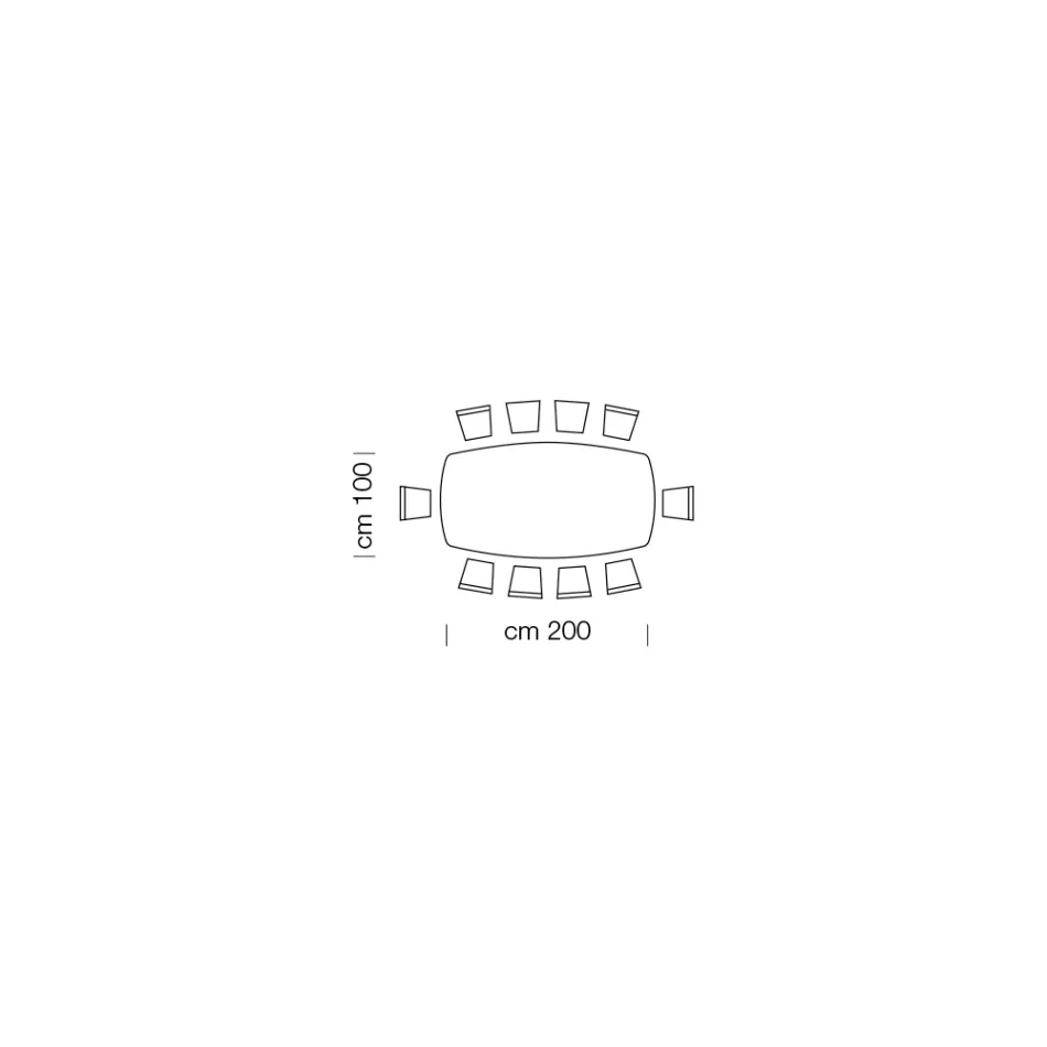 Modernt fatbord i keramik och roséguldstål Tillverkat i Italien – Settimmio Viadurini