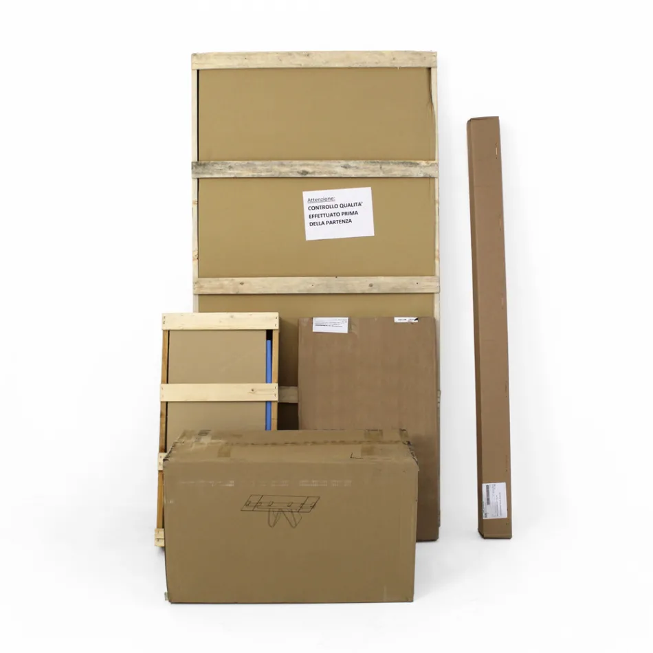 Utdragbart bord till 276 cm i Noir Desir Keramik Made in Italy - Ekvator Viadurini