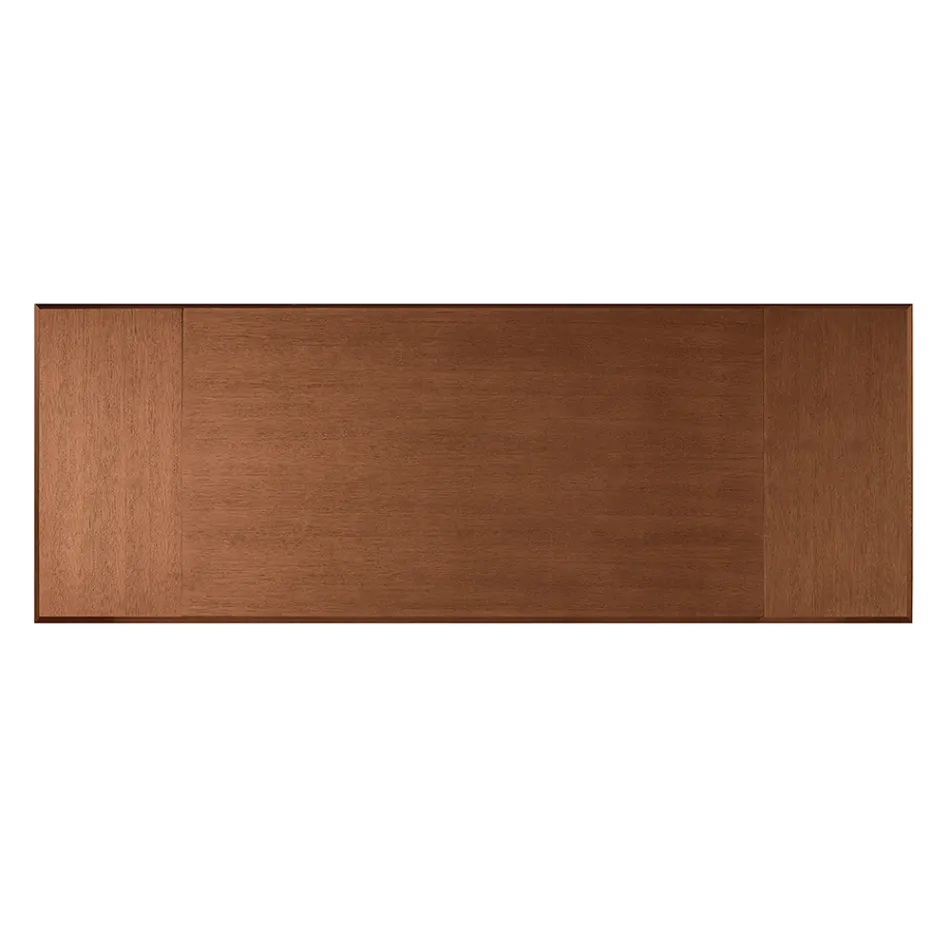 Utdragbart bord 160/240x90 cm Tillverkat av valnöt och järn - Nodo Viadurini