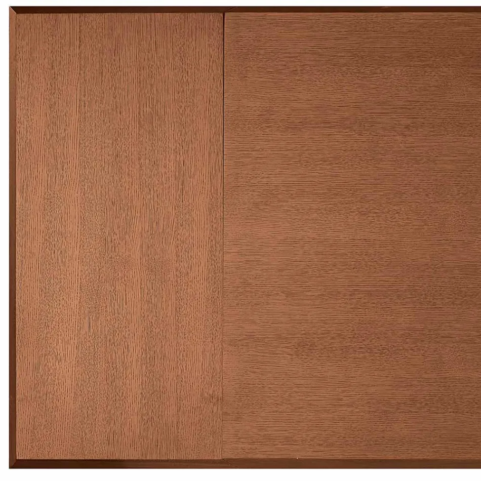 Utdragbart bord 160/240x90 cm Tillverkat av valnöt och järn - Nodo Viadurini