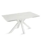 Utdragbart bord 160/240x91 cm i sintrad sten med marmoreffekt - Palazzo Viadurini