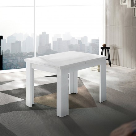 Hållbart trä utdragbart bord till 180 cm - Perro Viadurini