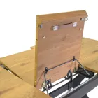 Utdragbart bord 180 cm i MDF Träeffekt med präglad ådring - Foam Viadurini