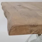 Utdragbart bord till 2,6 m i Handmade Wood Homemotion - Plutarco Viadurini