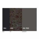 Utdragbart matbord till 2,8 m i keramiska ben och metallben - Paoluccio Viadurini