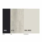 Utdragbart matbord till 2,8 m i keramiska ben och metallben - Paoluccio Viadurini