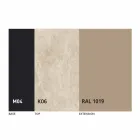 Utdragbart matbord till 2,8 m i keramiska ben och metallben - Paoluccio Viadurini