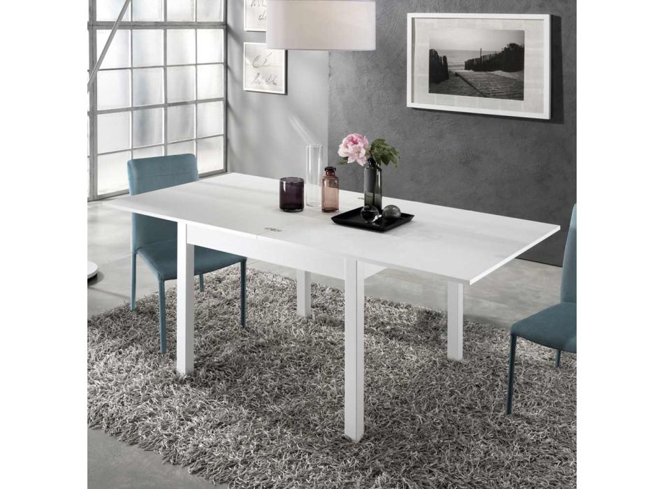 Utdragbart 2 m 10-sits bord av modern design i trä - Tuttitto Viadurini