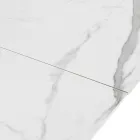 Utdragbart bord till 200 cm i keramik och stål - Belone Viadurini