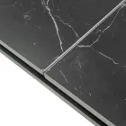 Utdragbart bord 200 cm i metall och syntetisk sten - Underwater Viadurini