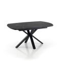 Utdragbart bord till 210 cm i stål och keramik - Bavosa
