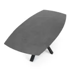 Utdragbart bord till 210 cm i stål och keramik - Bavosa Viadurini