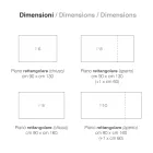 Utdragbart bord till 220 cm med Graphite Beech Base Made in Italy - Toles Viadurini