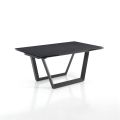 Utdragbart bord till 240 cm i grått stål - Bonito