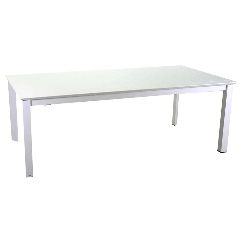 Utdragbart bord 240 cm i aluminium med olika ytbehandlingar - Notebook Viadurini
