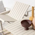 Utdragbart bord till 240 cm i pulverlackerad aluminium - färg Viadurini