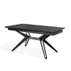 Utdragbart bord till 240 cm i keramik och metall - Bukett Viadurini