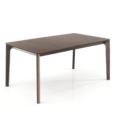 Utdragbart bord till 240 cm i trä med skiva i MDF - Ruthenium Viadurini
