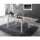 Utdragbart bord till 240 cm i Lackat trä Design Made in Italy - Jacobs Viadurini