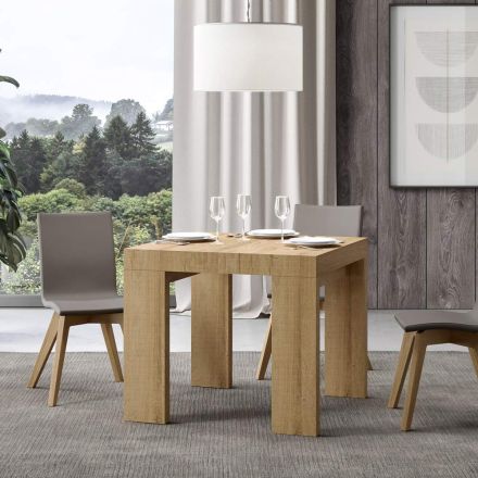 Utdragbart bord till 246 cm i Made in Italy trämikropartiklar - träd Viadurini