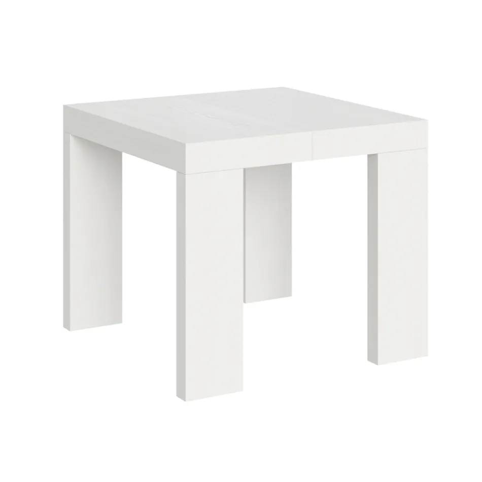 Utdragbart bord till 246 cm i Made in Italy trämikropartiklar - träd Viadurini