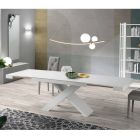 Utdragbart bord till 260 cm med träeffektskiva Made in Italy - Odelmo Viadurini