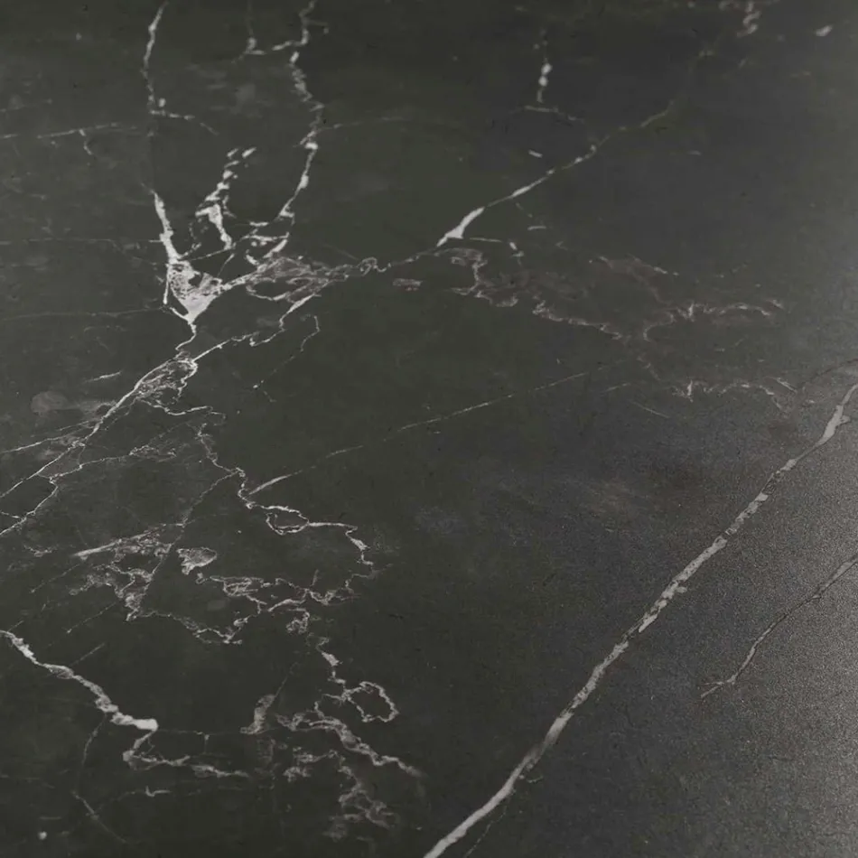 Utdragbart bord 260 cm i metall och syntetsten - Underwater Viadurini