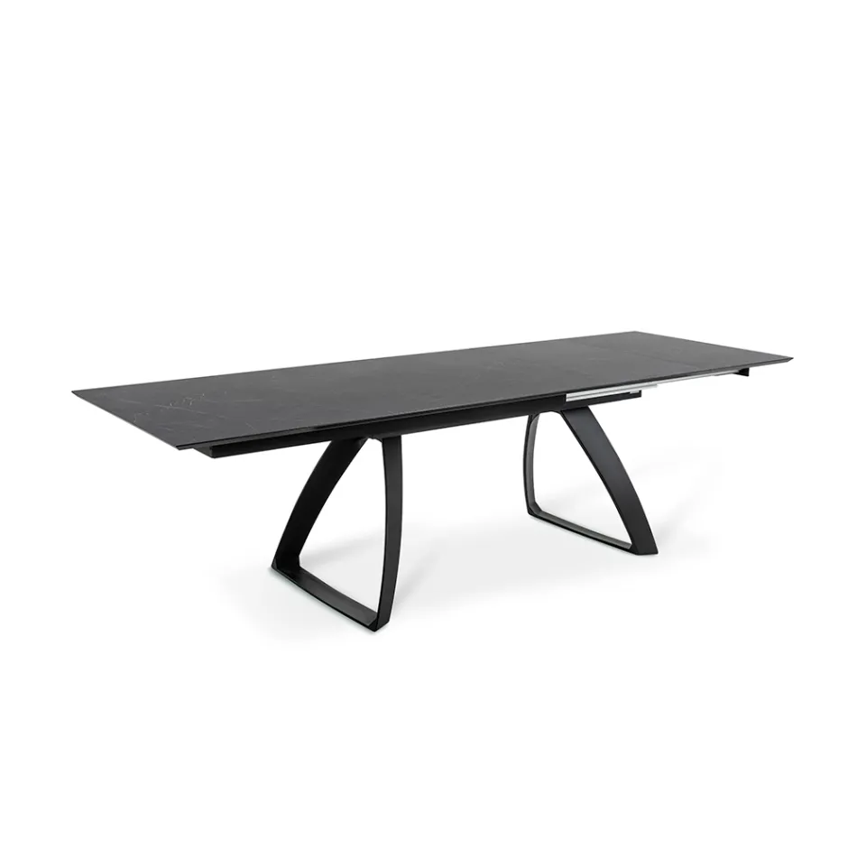 Utdragbart bord till 270 cm med HPL-skiva och aluminiumunderrede - Villongo Viadurini