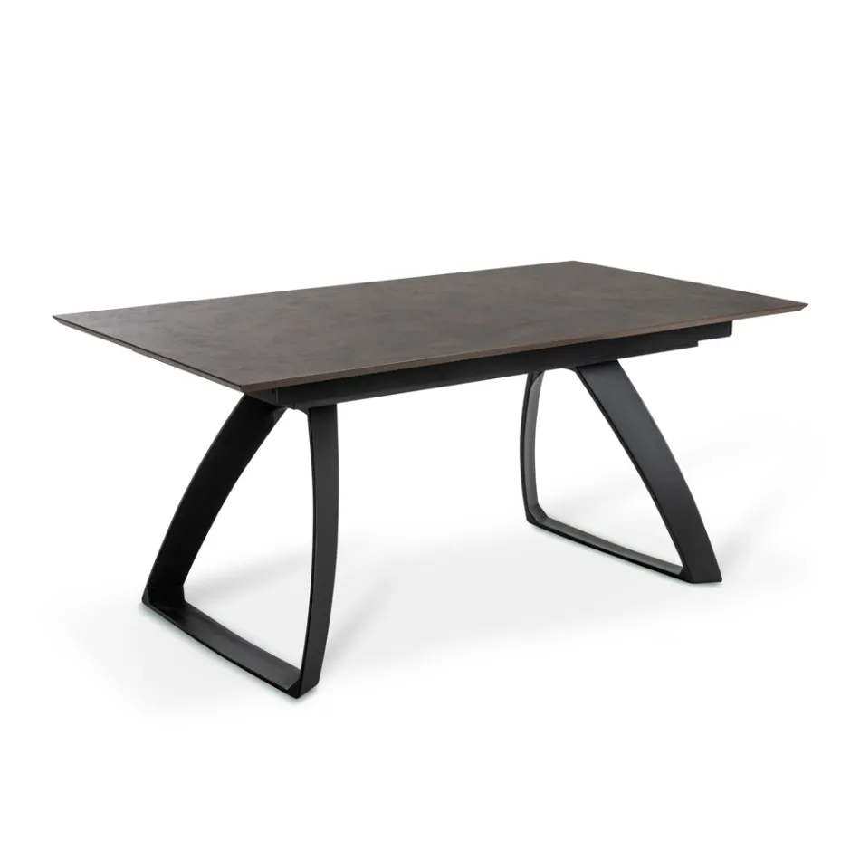 Utdragbart bord till 270 cm med HPL-skiva och aluminiumunderrede - Villongo Viadurini