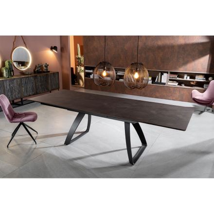 Utdragbart bord till 270 cm med HPL-skiva och aluminiumunderrede - Villongo Viadurini