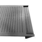 Utdragbart bord 270 cm Outdoor med aluminiumram - Blad Viadurini