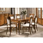 Utdragbart bord till 280 cm i Bassano valnötsträ tillverkat i Italien - Caligola Viadurini