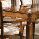 Utdragbart bord till 280 cm i Bassano valnötsträ tillverkat i Italien - Caligola Viadurini