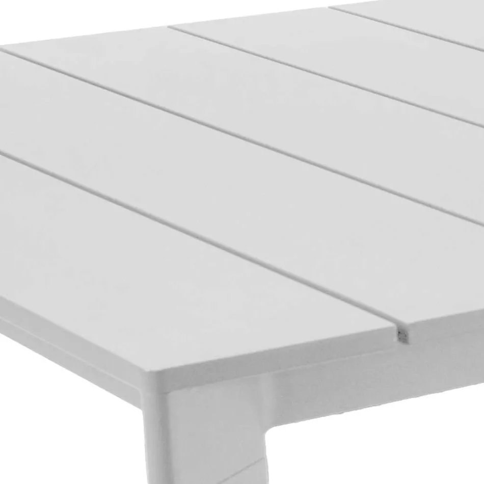 Utdragbart bord 281 cm i aluminium med skiva - Specific Viadurini