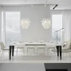 Utdragbart bord till 284 cm i olika storlekar och utföranden Made in Italy - Beach Viadurini