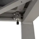 Utdragbart bord 300 cm i aluminium med HPL-skiva - Righello Viadurini